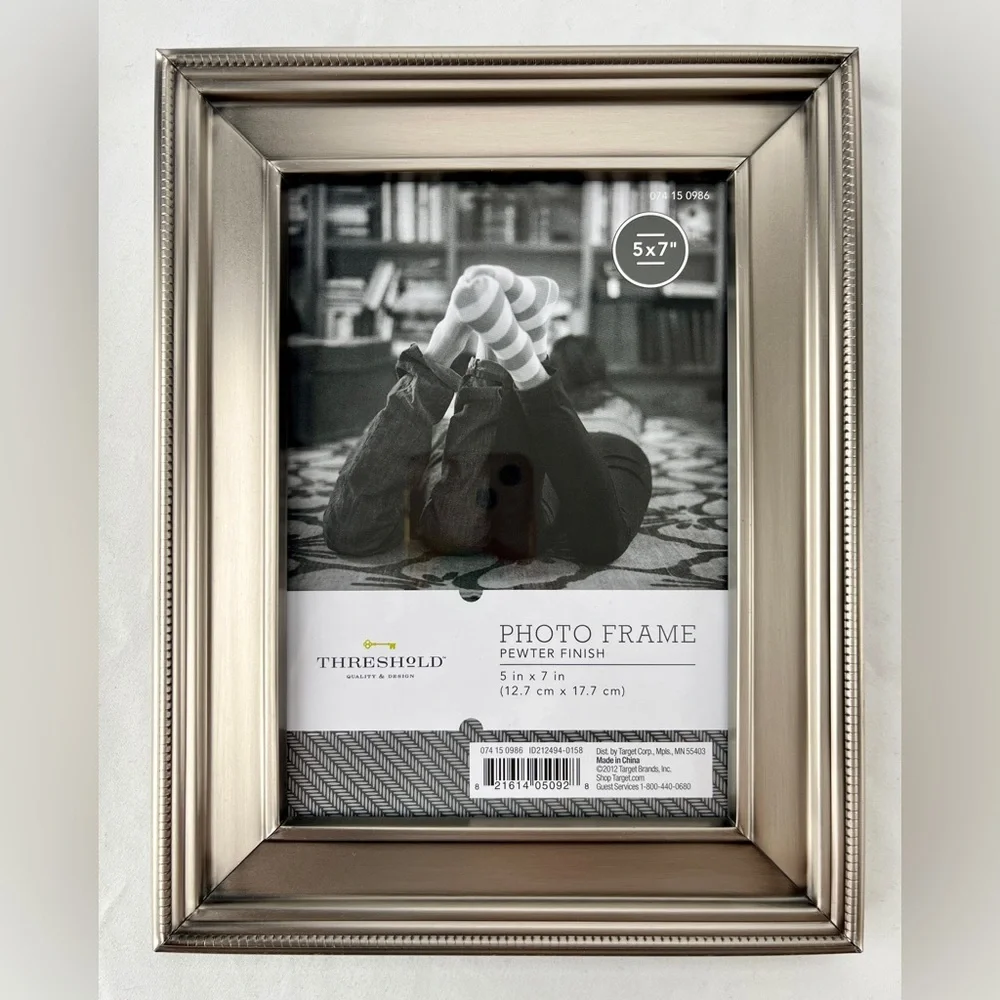 Threshold Silver Pewter Finish Frame